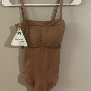 Brown One-Piece‎ bodysuit shapewear